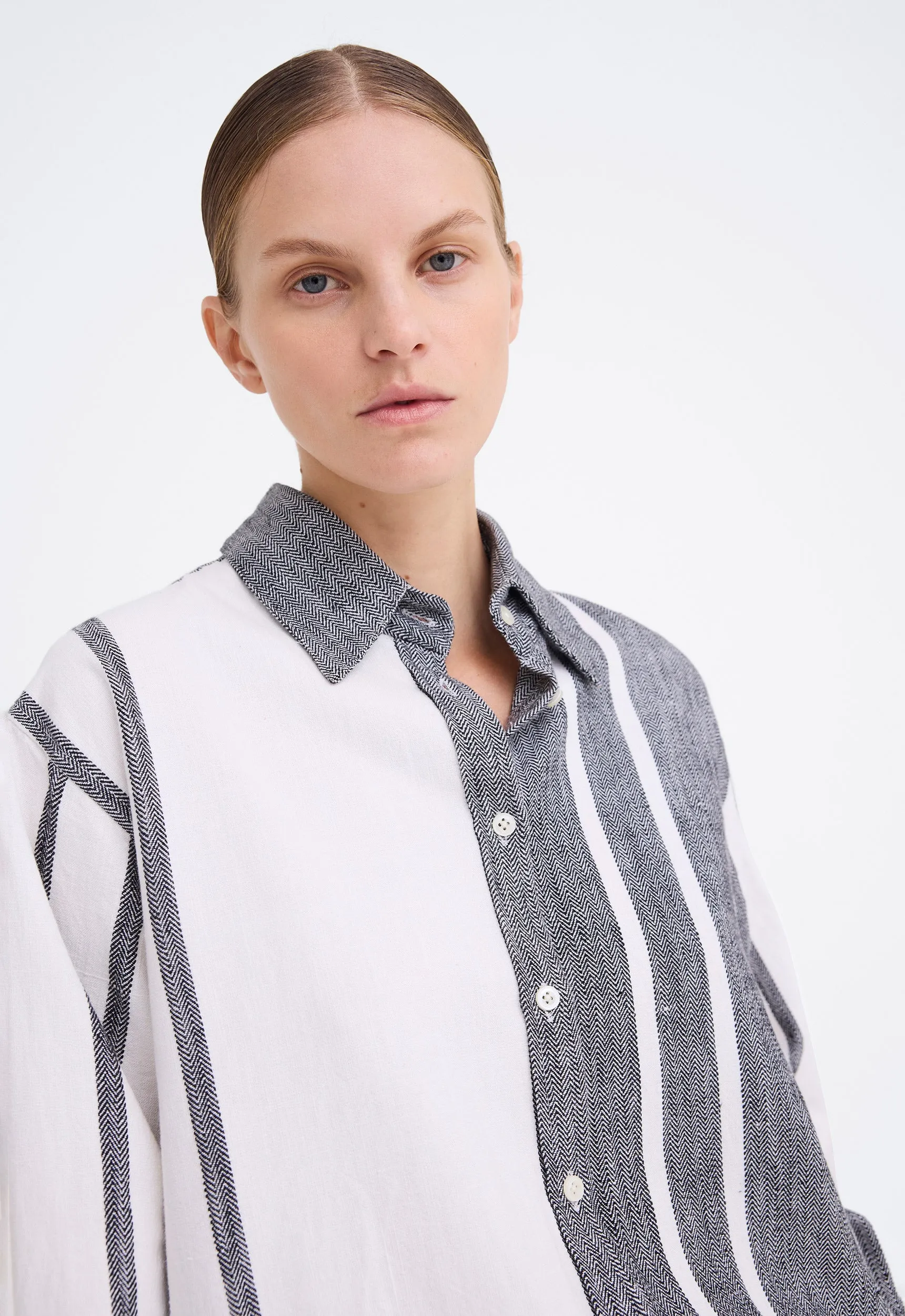 Bayside Shirt - Natural/Black