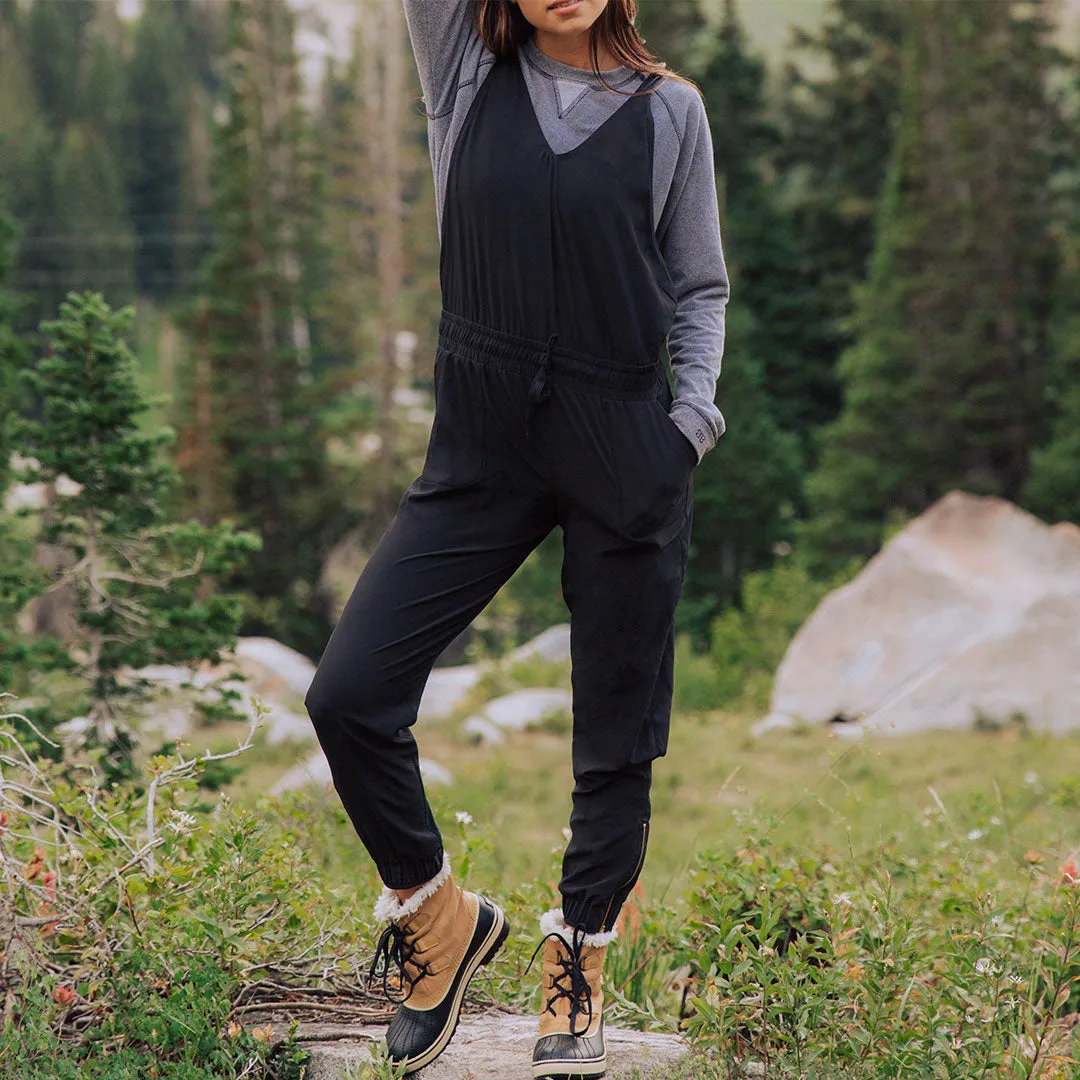 Black Overall Jumpsuit