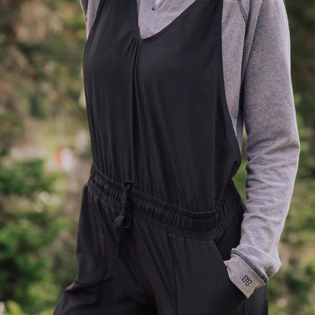 Black Overall Jumpsuit