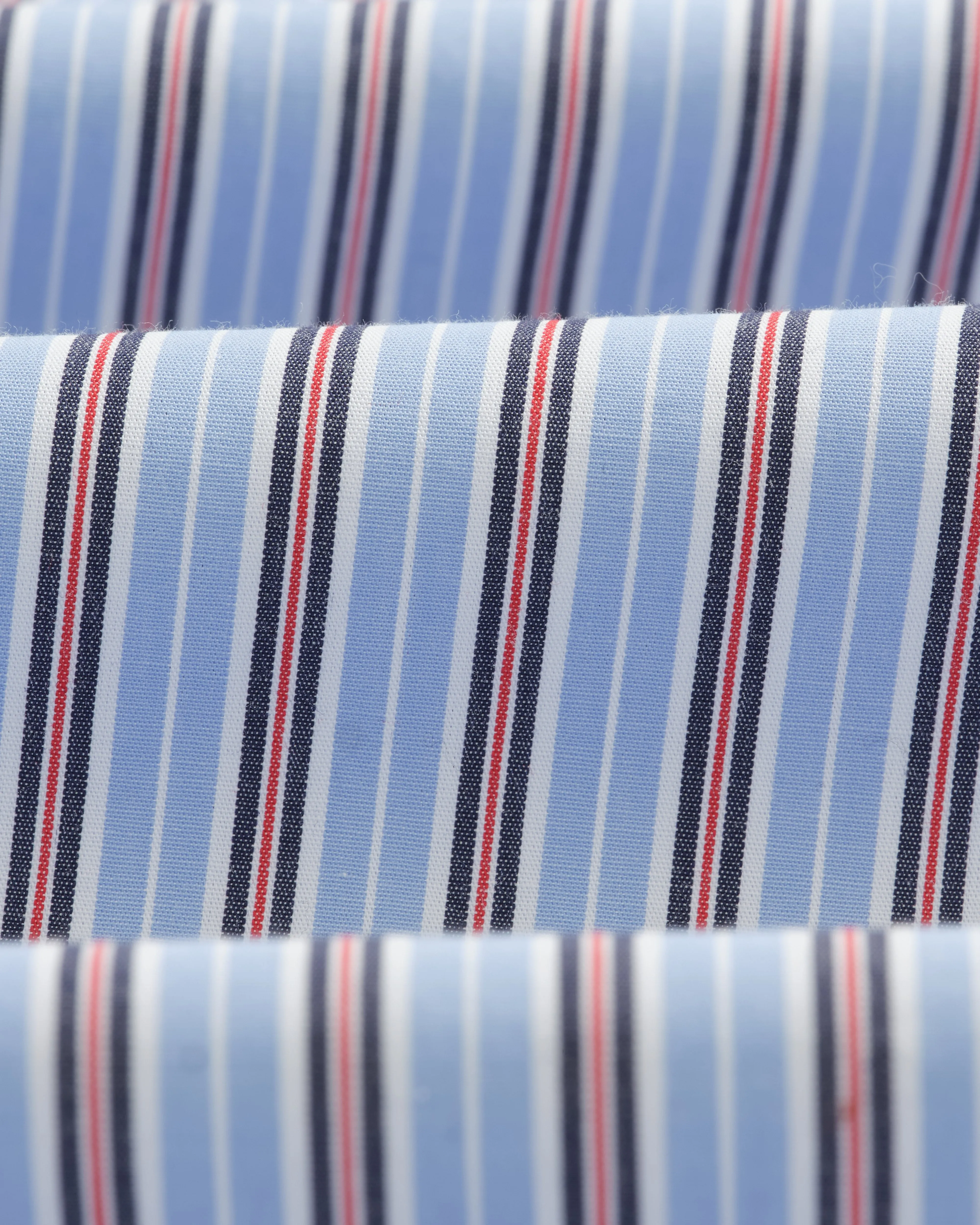 Blue Classic Stripe Trin Shirt