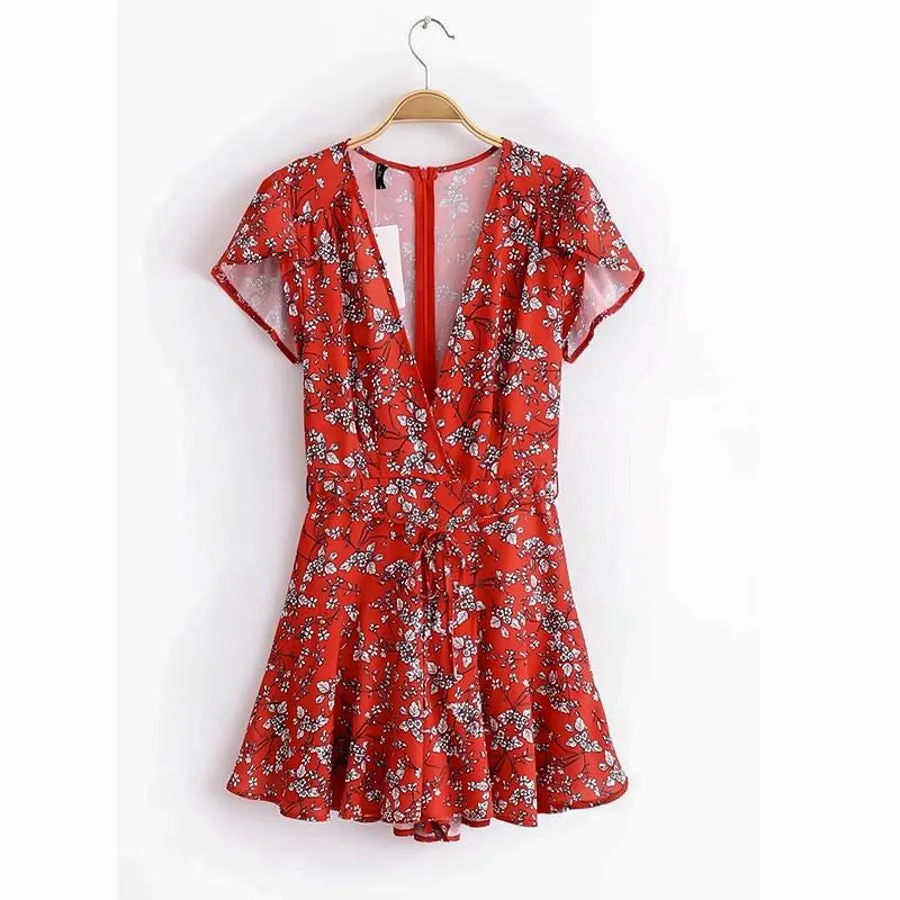 Boho Flower Romper