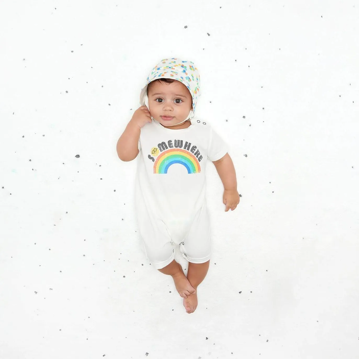 Bonnie Mob Somewhere Over The Rainbow Romper