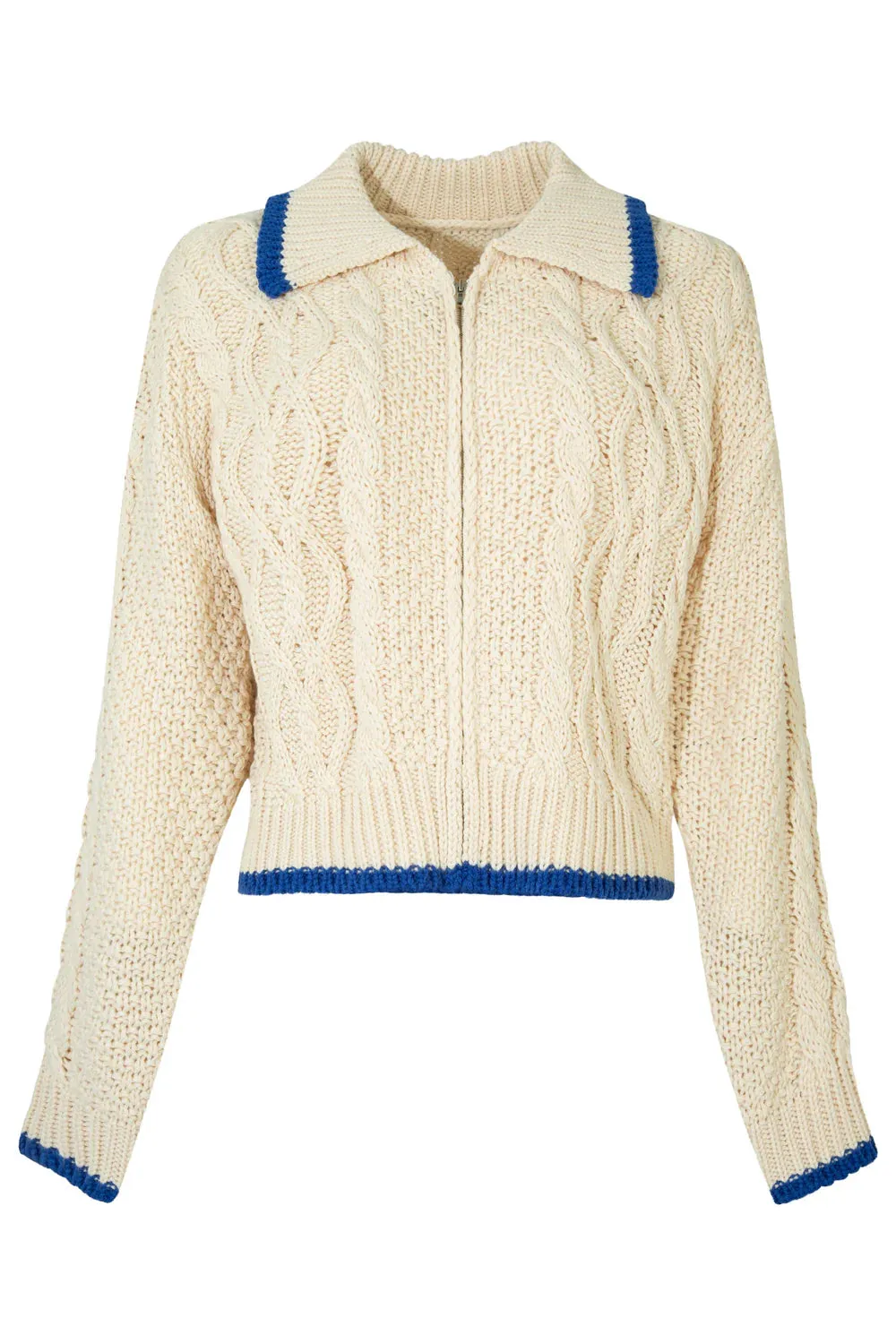 COOPER - Let Knit Be Cardi-Jacket - IVORY
