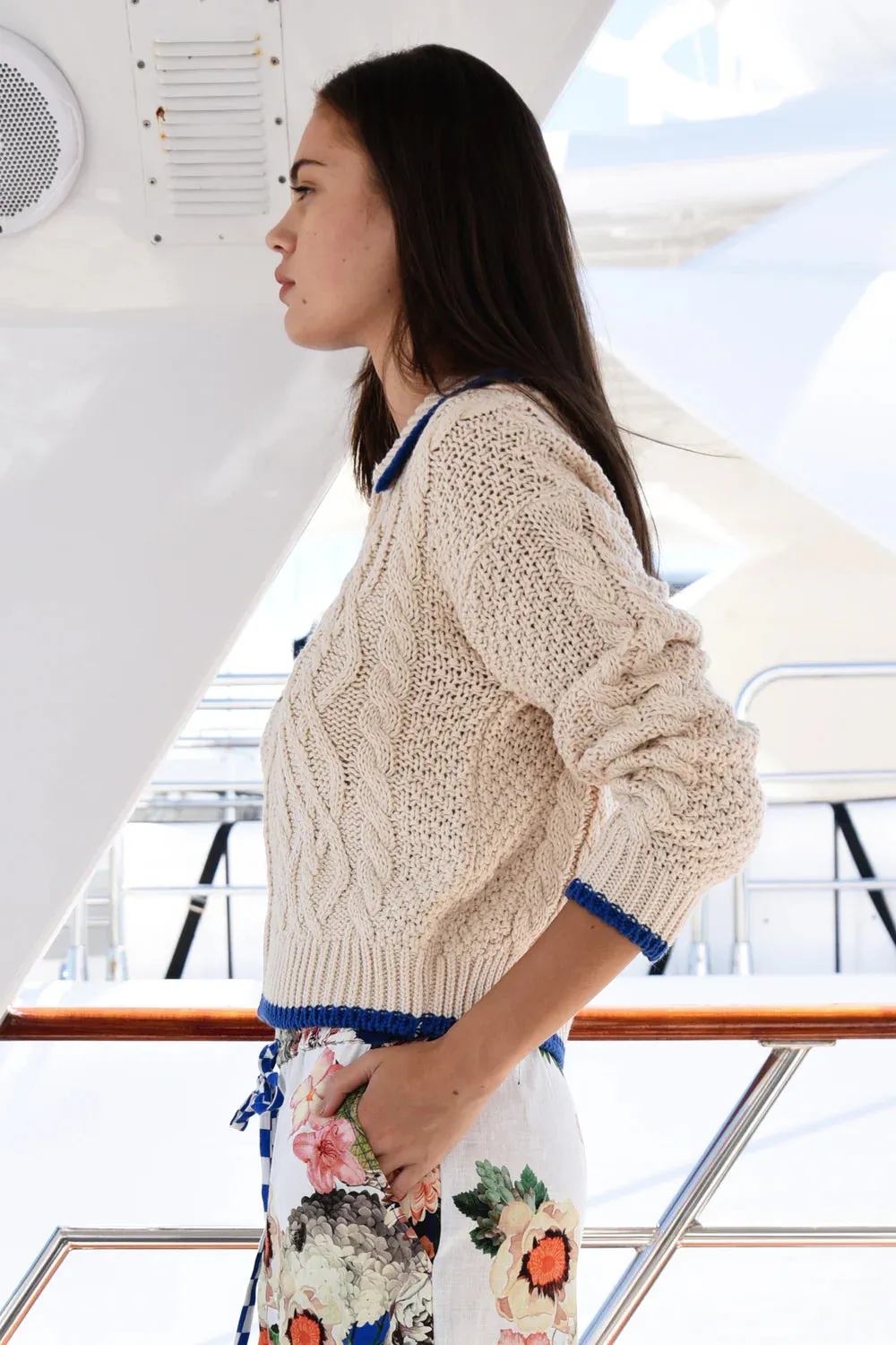COOPER - Let Knit Be Cardi-Jacket - IVORY