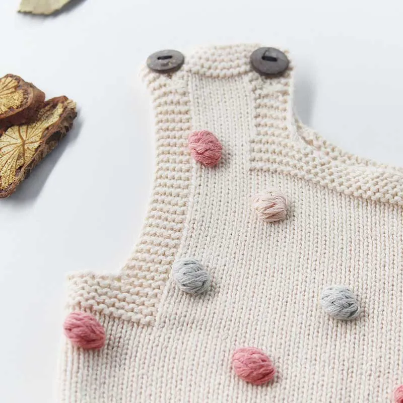 Cotton Pom Pom Summer Romper
