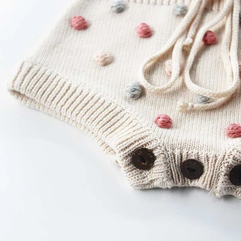 Cotton Pom Pom Summer Romper