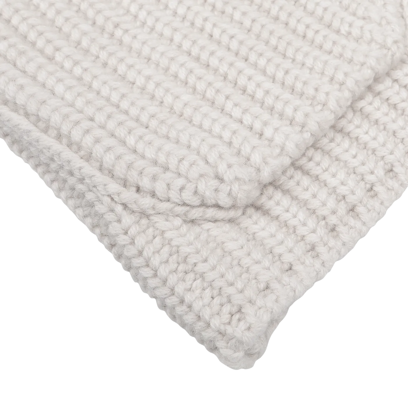 Cream Beige Chunky Knitted Wool Cardigan