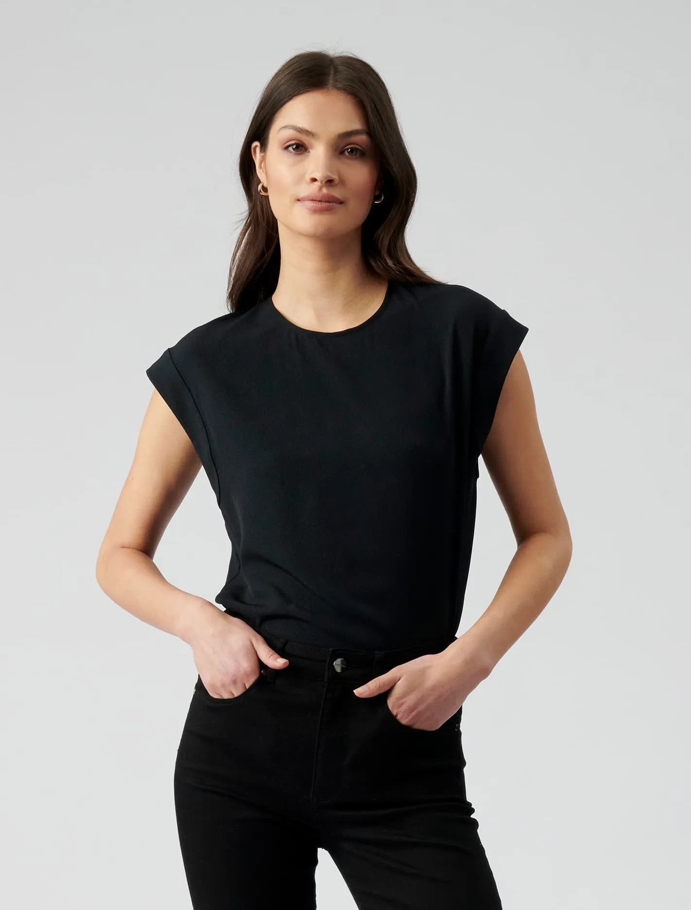 Ella Extended Shoulder T-shirt