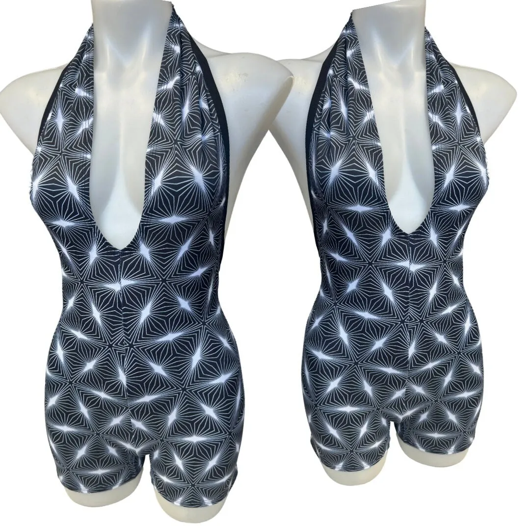 ENIGMA | Playsuit | Halter Romper | Festival Outfit | Rave Jumpsuit | Boho