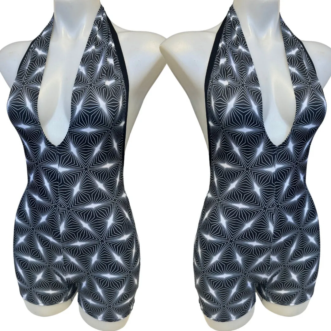 ENIGMA | Playsuit | Halter Romper | Festival Outfit | Rave Jumpsuit | Boho