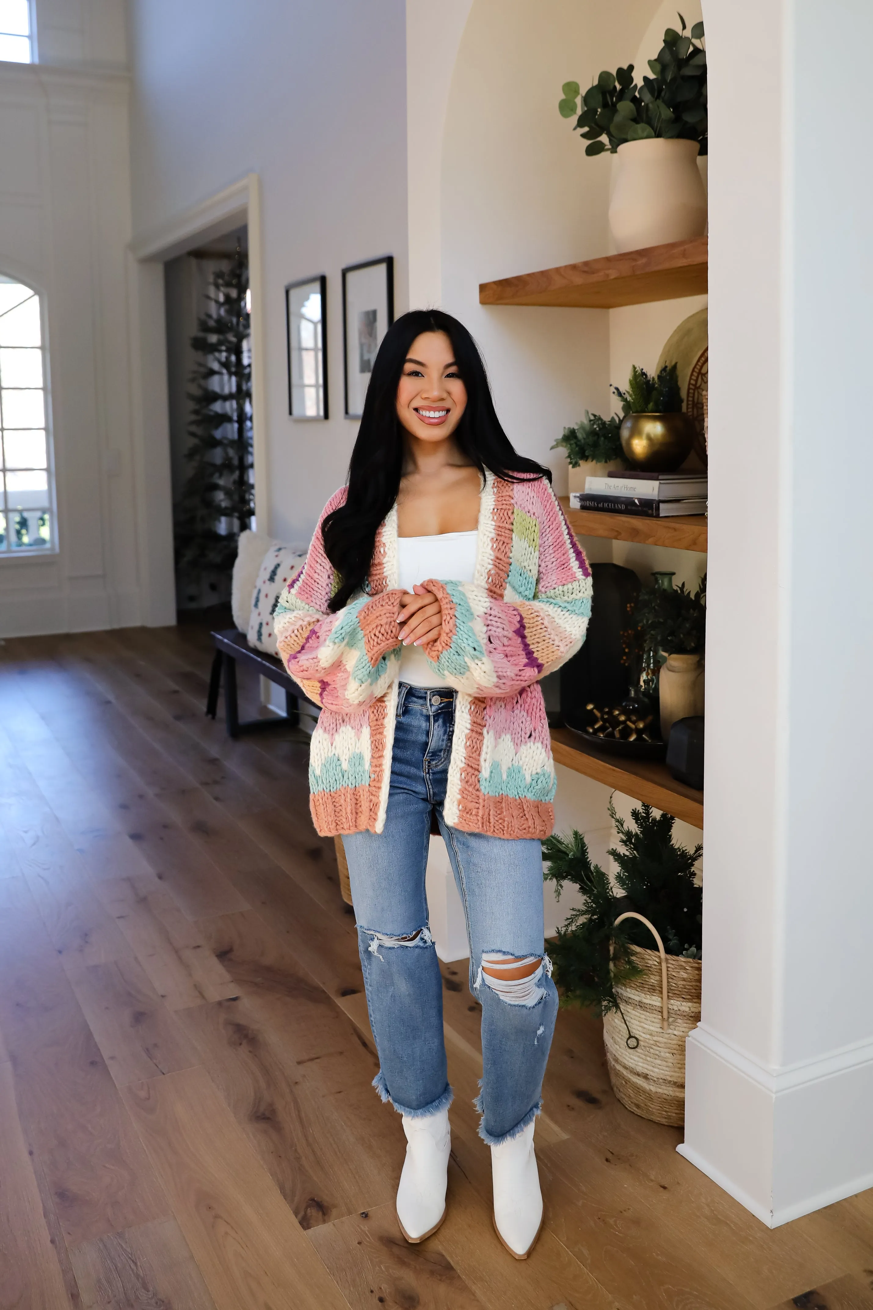 FINAL SALE - Cozy Coolness Multi Sweater Cardigan