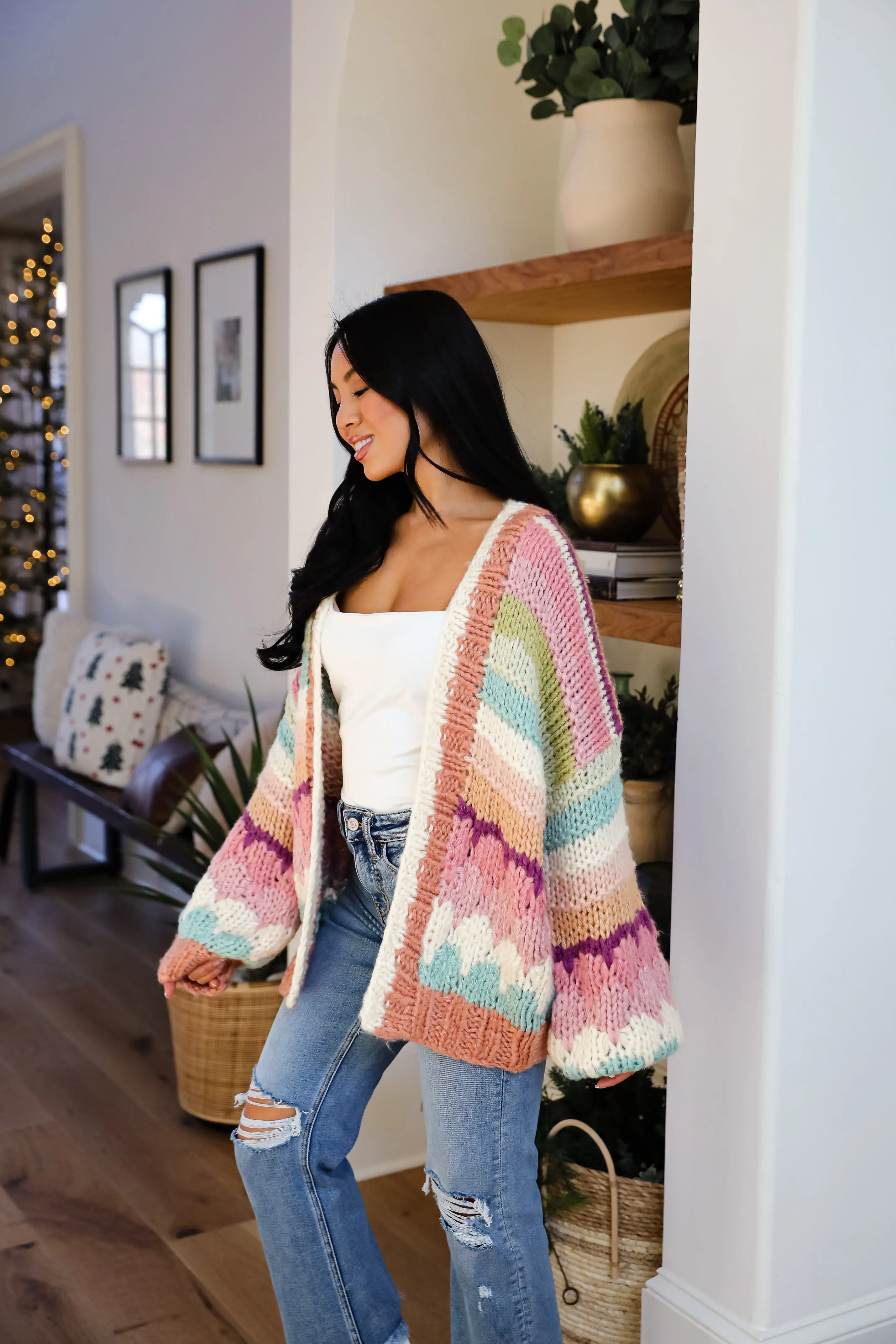 FINAL SALE - Cozy Coolness Multi Sweater Cardigan