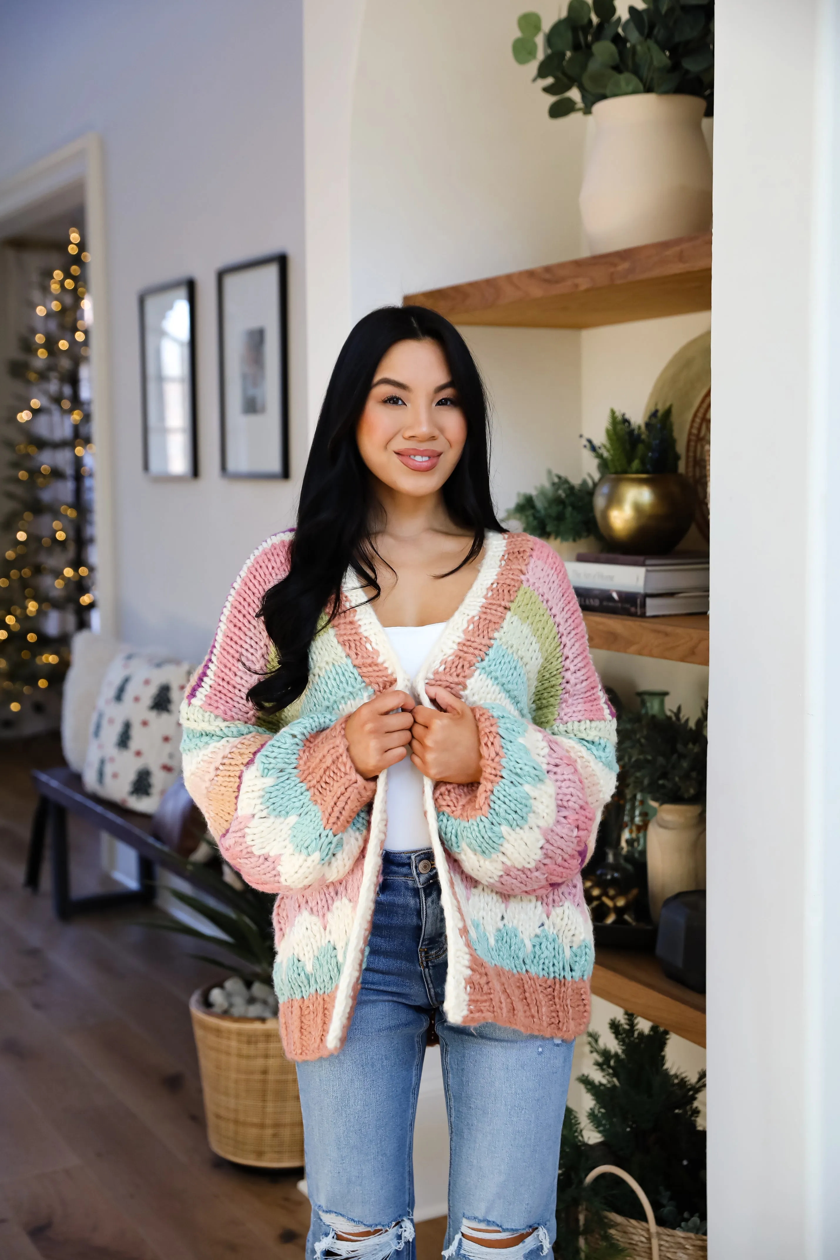 FINAL SALE - Cozy Coolness Multi Sweater Cardigan