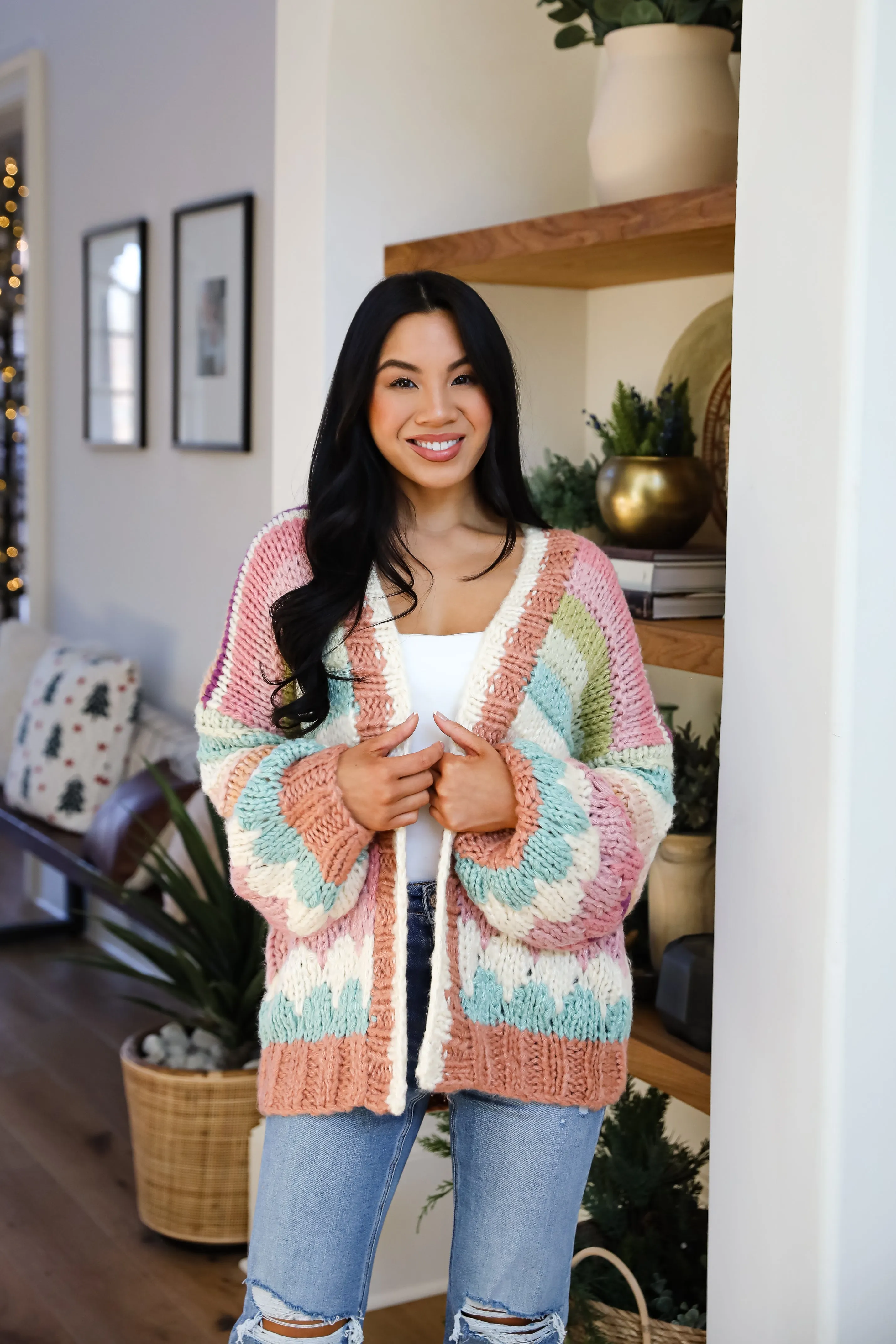 FINAL SALE - Cozy Coolness Multi Sweater Cardigan