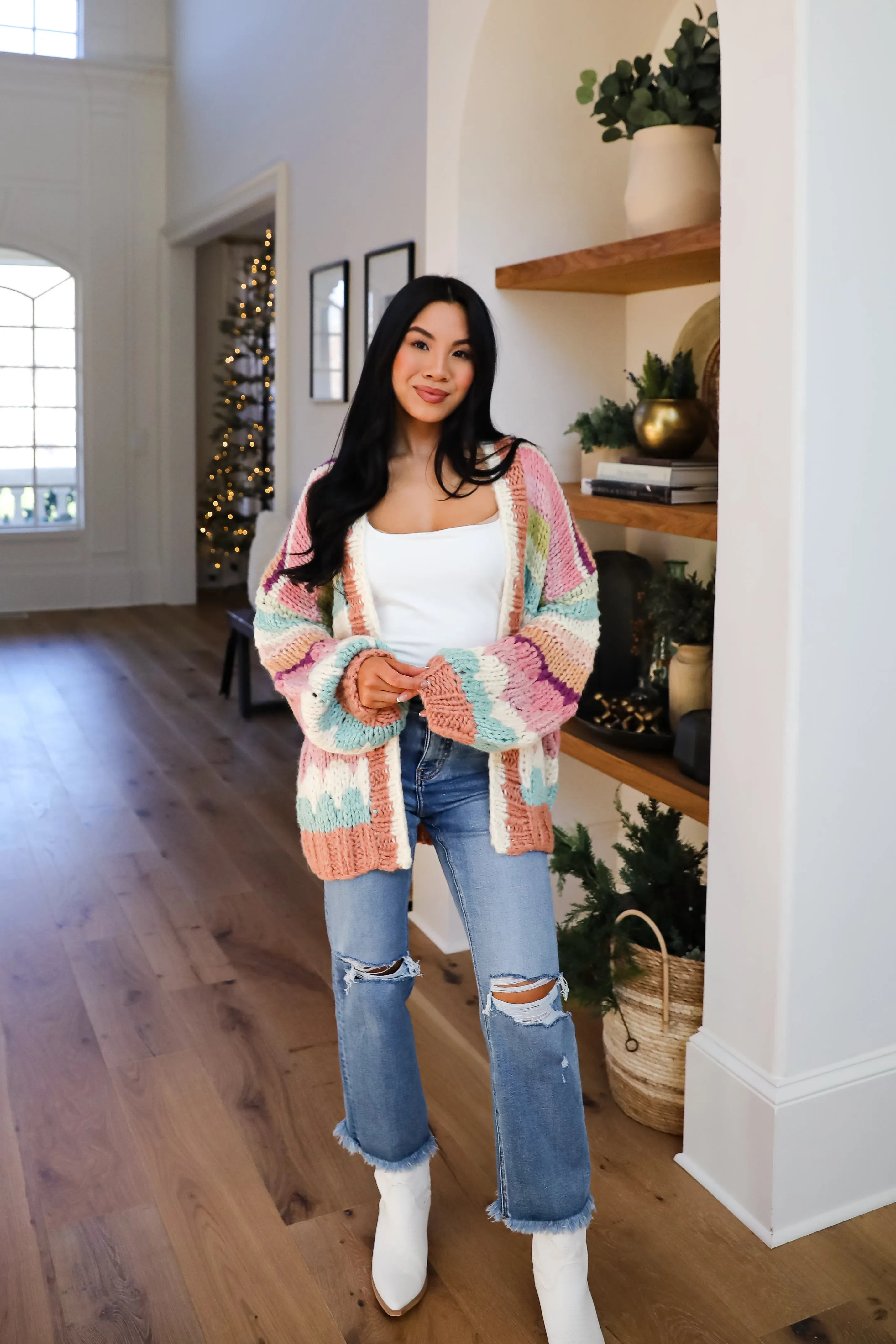 FINAL SALE - Cozy Coolness Multi Sweater Cardigan