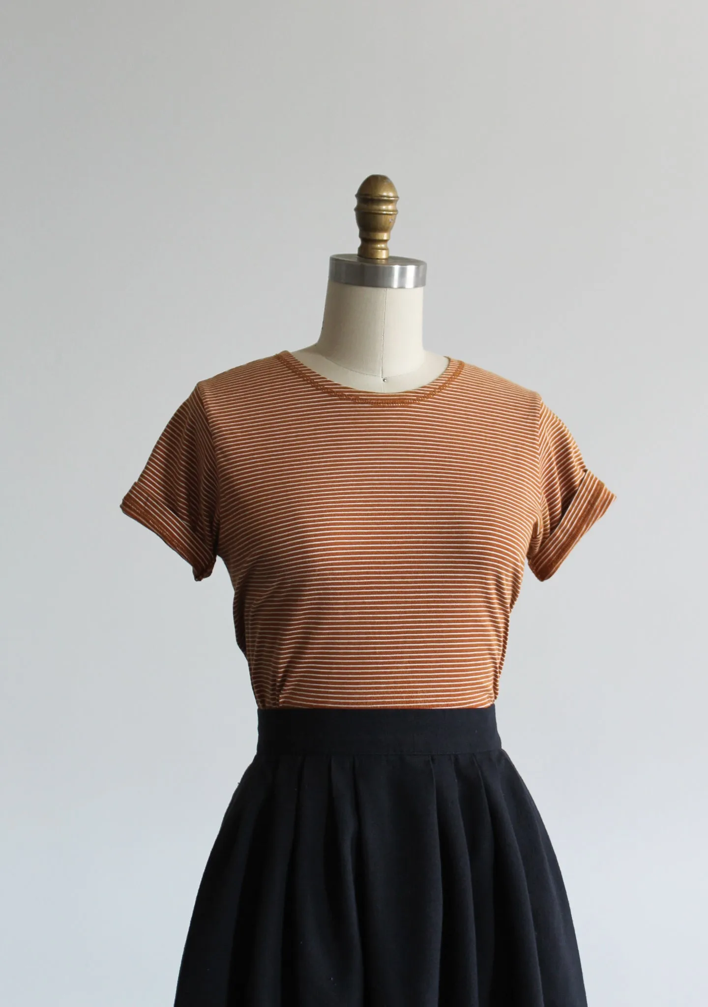 honeycomb striped tee
