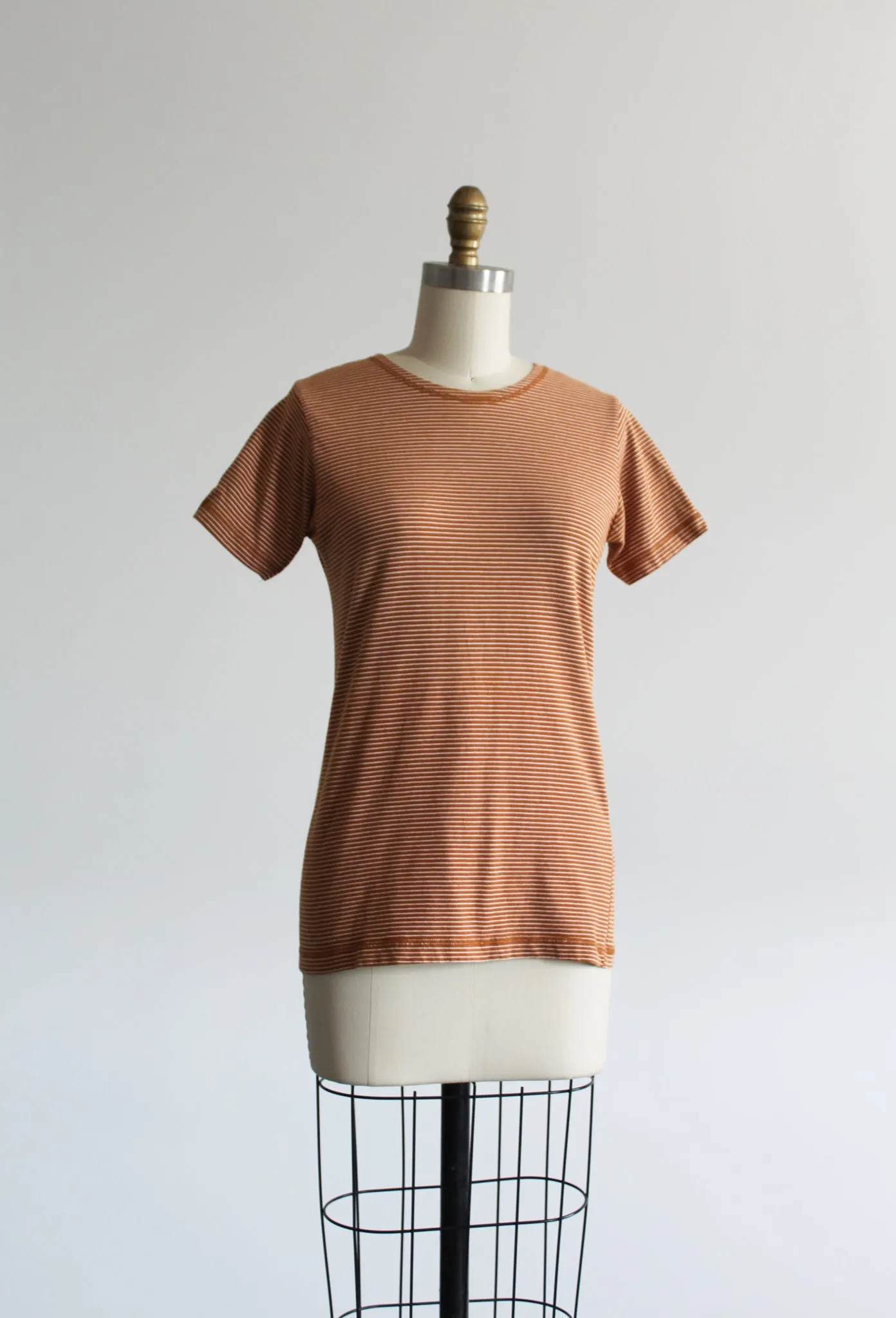 honeycomb striped tee