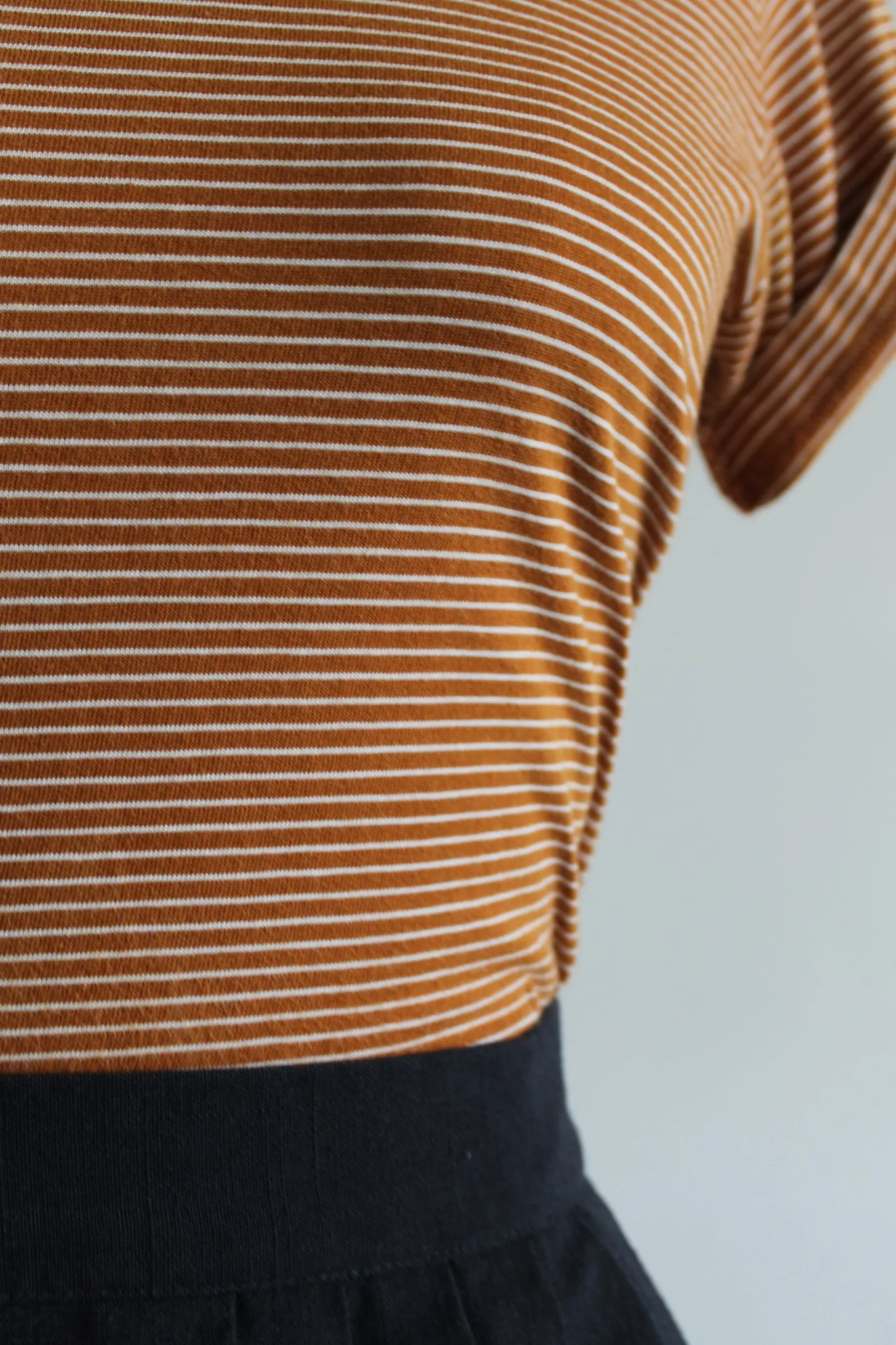 honeycomb striped tee