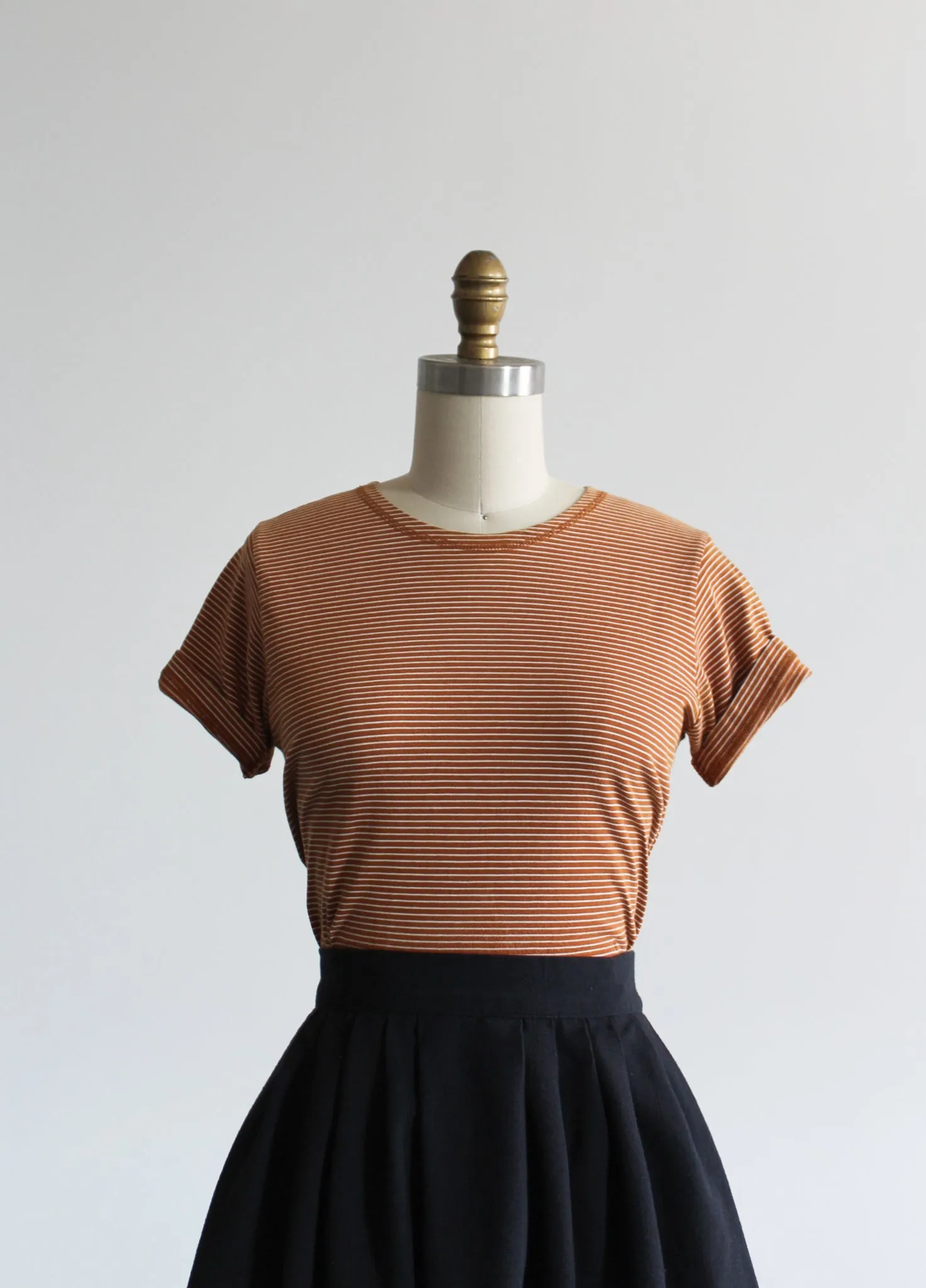 honeycomb striped tee