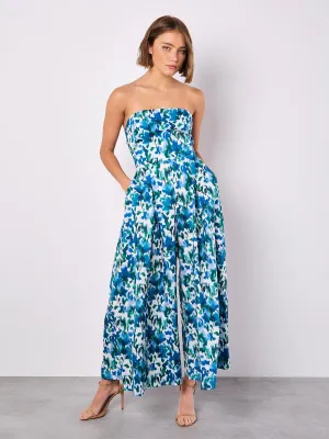 Ikat Flora Tie Back Palazzo Jumpsuit