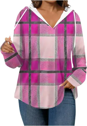 JIEMUXIU Womens Trendy Tops Hoodies for Women Pullover Loose Fit Oversized Sweatshirts Long Sleeve Tops Shirts