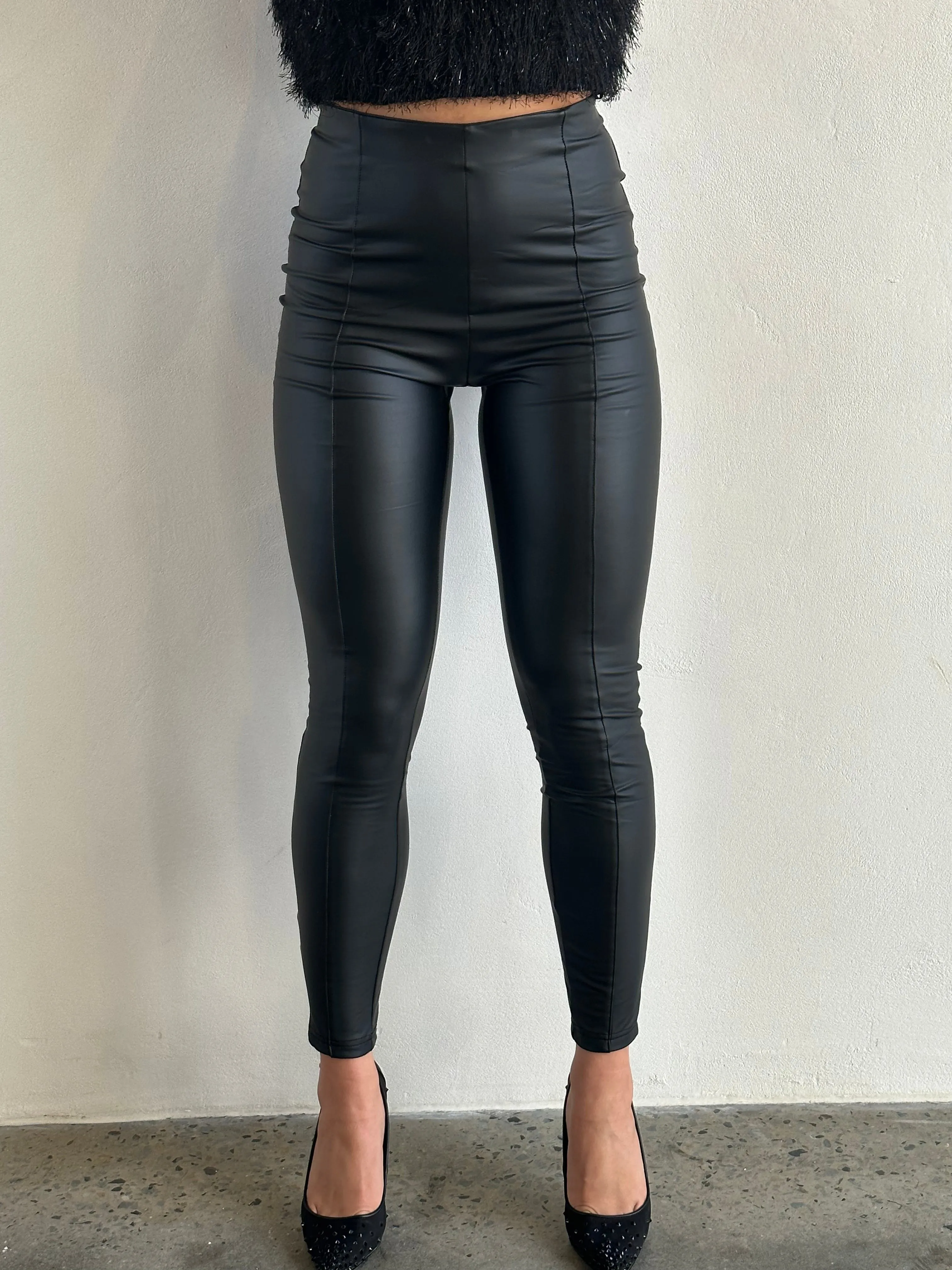Kammy Faux Leather Leggings