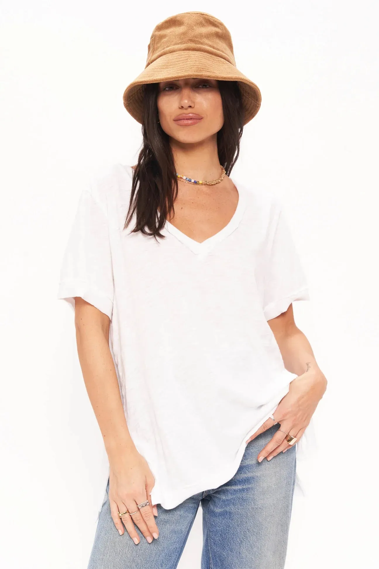 Knock out V Neck Tee