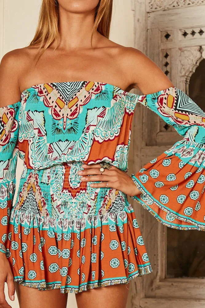 Lilou Romper Orange