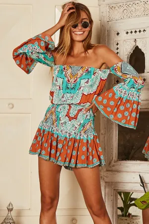 Lilou Romper Orange