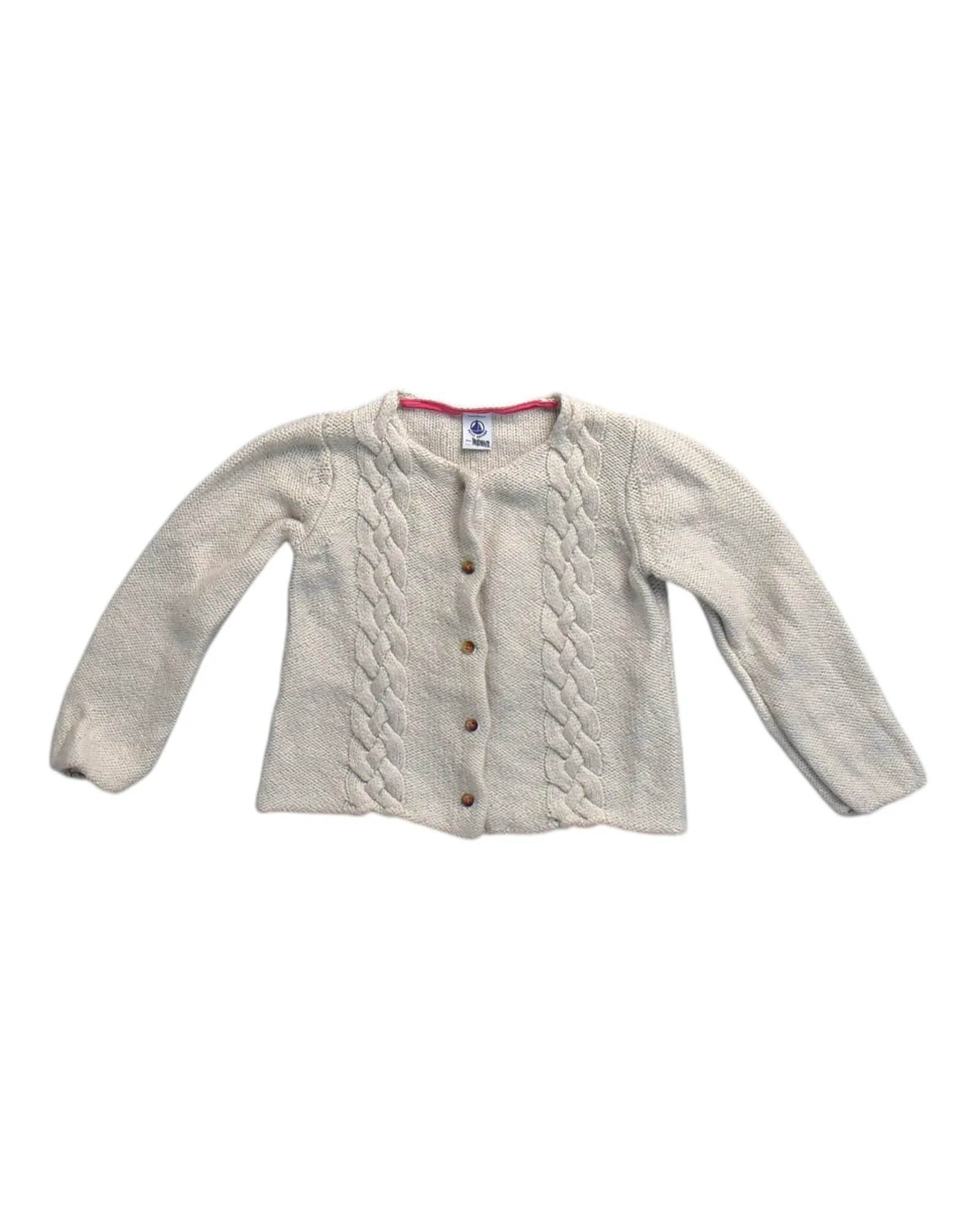Petit Bateau Wool Cardigan 4T