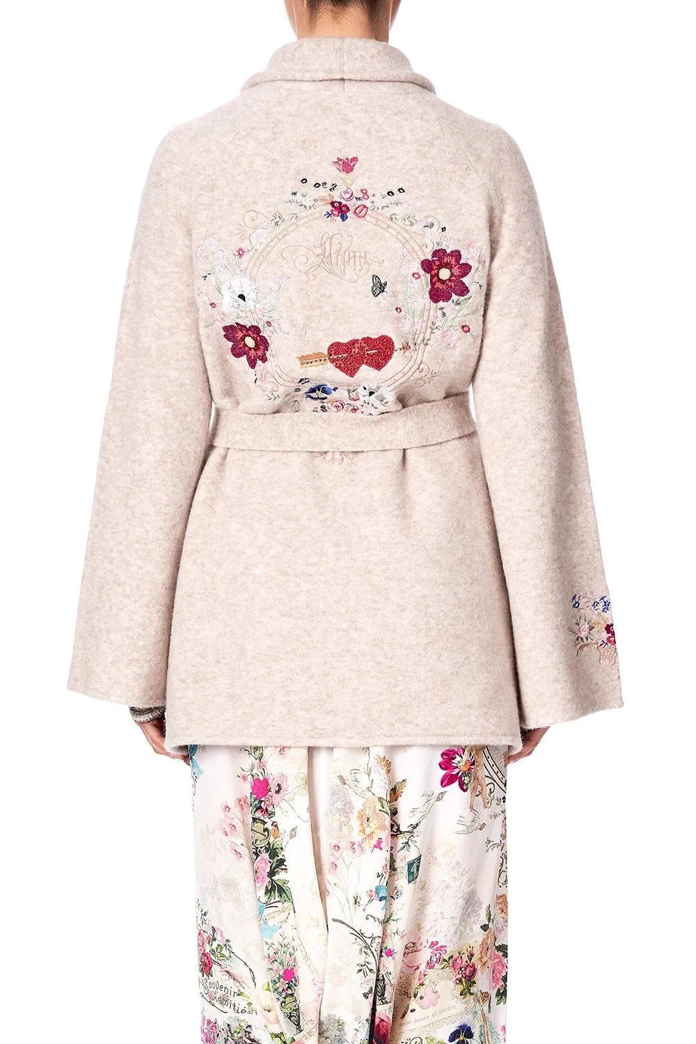 SOFT KIMONO KNIT JKT JARDIN POSTCARDS