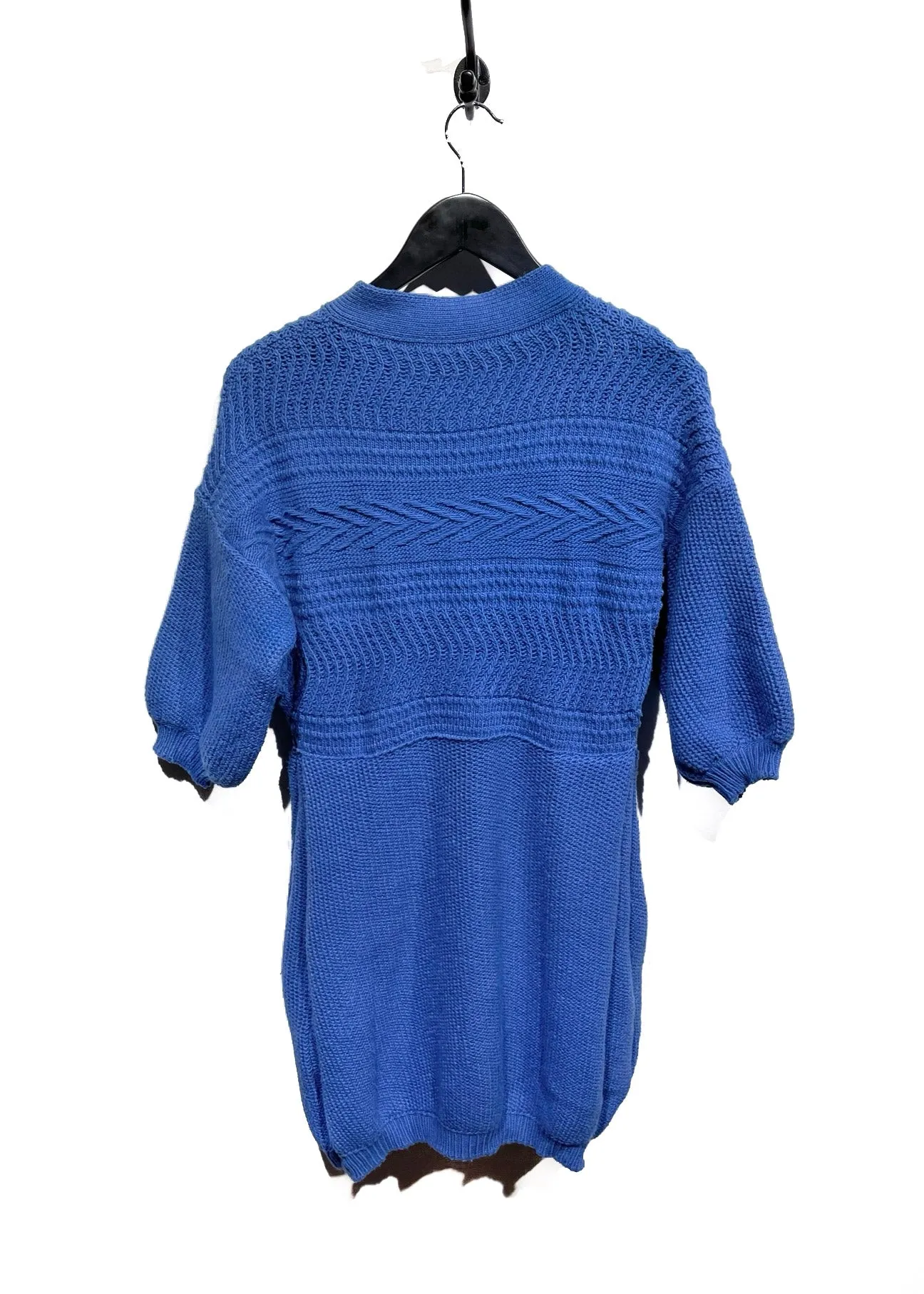 Stella McCartney Cerulean Blue Oversized Chunky Cardigan